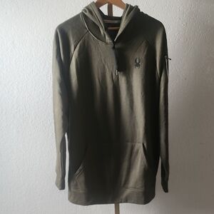 Spyder Olive Green Hooded Sweatshirt